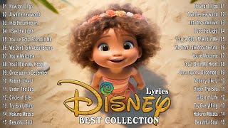 Walt Disney Songs Collection with Lyrics 2024 🛕 The Most Romantic Disney Songs  Disney Soundtracks [upl. by Nillek]