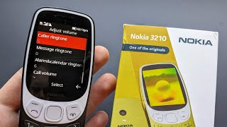 Adjust Volume on Nokia 3210 4G  Ringtone Sms Alarms Notifications KeyTone [upl. by Peri]