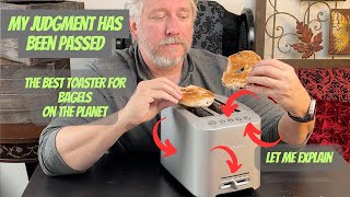 The best toaster for Bagels Period Cut the check The Breville 2 slice smart toaster BTA820XL [upl. by Aiem]