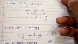 Bernoullis theorem  derivation  class 11th important [upl. by Eenat]