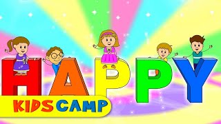 If Youre Happy And You Know It  Nursery Rhymes And Kids Songs by KidsCamp [upl. by Luebke]