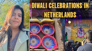 Indians celebrating Diwali in Amsterdam  Diwali 2024 Celebrations [upl. by Annavaj]