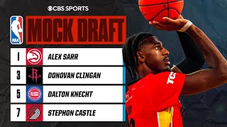 Post Combine NBA Mock Draft Alex Sarr at No 1 Dalton Knecht into Top 5  CBS Sports [upl. by Buckley]