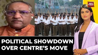 RSS Linked Ban Lifted  Author amp Analyst Ratan Sharda Exclusive Over Centres Move  India Today [upl. by Airebma136]