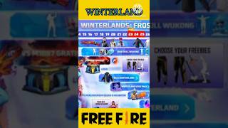 WINTERLAND 2024 EVENT COMING SOON Garena free fire [upl. by Morley]