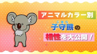 【動物占い】子守熊のアニマルカラー別相性を大公開！ [upl. by Nunnery]