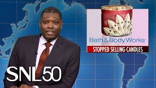 Weekend Update Bath amp Body Works Pulls Offensive Candles From the Shelves  SNL [upl. by Rimma]