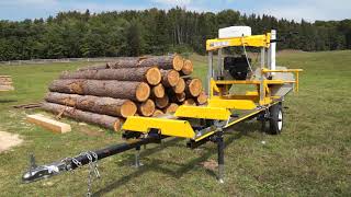 Frontier Sawmills Tech Tip  Available Trailer System Keeps Your Options Open [upl. by Myk]