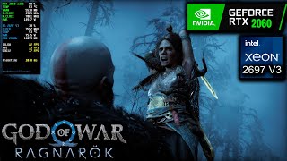 God of War Ragnarok  Benchmark RTX 2060 12GB  Xeon 2697 V3 Unlock  Teste de Performance em 1080p [upl. by Janaye528]