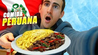 Español Probando COMIDA PERUANA en Londres  Sabor PERUANO 🇵🇪 [upl. by Averi]