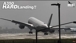 BOSH A350 HARD LANDING 😮 [upl. by Auvil]