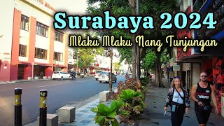 Update Terkini Kota Surabaya Jawa Timur  Keliling Surabaya Jalan Tunjungan Terbaru [upl. by Aihsenad901]