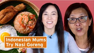 Indonesian Mums Try Other Indonesian Mums’ Nasi Goreng [upl. by Okiron412]