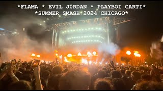 PLAYBOI CARTI “EVIL J0RDAN” LIVE  SUMMER SMASH  CHICAGO  06152024 [upl. by Icram430]