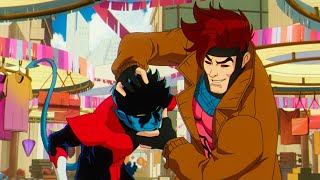 Nightcrawler le da consejos a Gambito  XMEN 97 Episodio 5 [upl. by Llien]