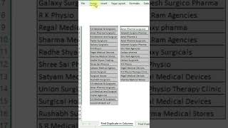 How to find duplicate values  Highlight duplicates in Excel  How to find duplicate number shorts [upl. by Gaultiero]