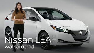 2023 Nissan LEAF EV Hatchback Walkaround amp Review [upl. by Junji416]