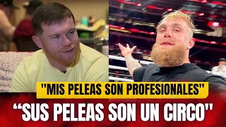 NO QUEDÓ CALLADO😱Canelo Álvarez le RESPONDE a Jake Paul tras retarlo a una pelea🤡 [upl. by Okram]