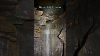 Waterfall room at pettyjohns cave [upl. by Nnauol]