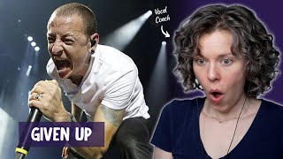 Reaction to quotGiven Upquot by Linkin Park Firsttime Listen and Vocal Analysis [upl. by Isnan]