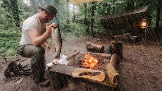 The Worst Storm I Have Ever Camped In  Heavy Rain Camping [upl. by Ennagroeg]