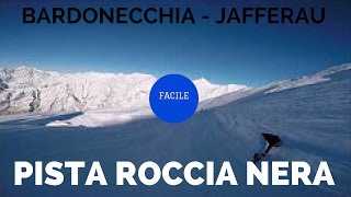 Jafferau  Bardonecchia nuova pista blu Roccia Nera [upl. by Enilrem]