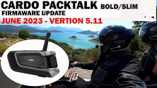 Cardo PACKTALK Firmware 511 the right WAY tutorial  tips REVIEW [upl. by Heilner]