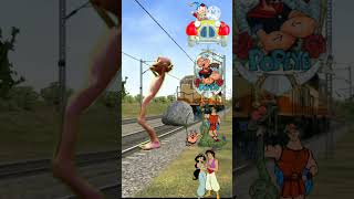 Railway line track to Noddy Popeye Aladdin vfx video [upl. by Esila]