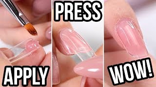 Easy PolyGel Nails Using Dual Forms [upl. by Brinson]