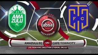 Absa Premiership 201819  AmaZulu vs Cape Town City [upl. by Wycoff230]