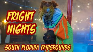 Visiting Fright Nights 2023 at the South Florida Fairgrounds [upl. by Norman482]