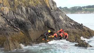 Entrainement de sauveteurs SNSM avec la SNS096 à Belle Ile en Mer 5 Aout 2012 [upl. by Inglis]