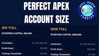 Whats The Best Apex Account Size For YOU [upl. by Loren]