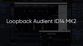 Настройка loopback Audient ID14 MK2 с Discord Abobe Audition и OBS [upl. by Bartholomeo779]