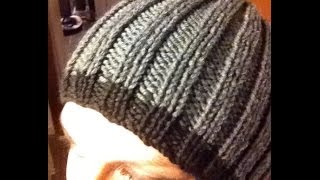 MAGLIA TUTORIAL COME FARE UN CAPPELLO DA UOMO A COSTE 2 2 parte 1 di 2 [upl. by Gittle]