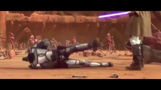 Mace Windu VS Jango Fett Episode II [upl. by Eojyllib]