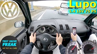 1999 Volkswagen Lupo 14 16V Automatic 75 PS TOP SPEED GERMAN AUTOBAHN DRIVE POV [upl. by Suez784]