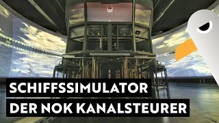 Im Schiffssimulator vom Maritimen Zentrum mit den NOK Kanalsteurern [upl. by Joaquin]