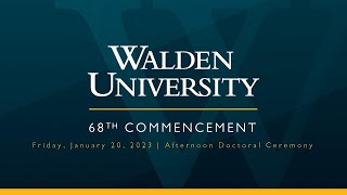 Winter 2023 Friday Afternoon Doctoral Commencement Ceremony [upl. by Ecraep]