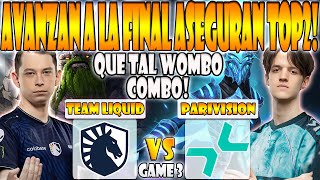 TEAM LIQUID VS PARIVISION BO3GAME 3SEMIFINAL NISHA MICKE VS CRYSTALLIS  1WIN SERIES DOTA 2 FALL [upl. by Atiuqihs]