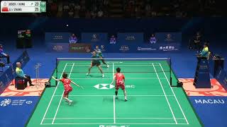 zhangli wen mei chn vs hsieh hung entzu tpe  wd  finals badminton macau open 2024 [upl. by Myra]