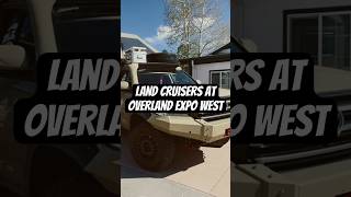 Toyota Land Cruisers at Overland Expo West 2024 toyotalandcruiser [upl. by Llirred]