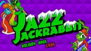 LGR  Jazz Jackrabbit Holiday Hare 95  DOS PC Game Review [upl. by Vassell702]