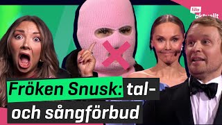 Vad är grejen med Björn Gustafsson i Melodifestivalen Och Fröken Snusk har tal och sångförbud [upl. by Ruperta]