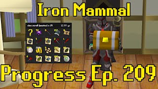 HUGE Master Clue Scroll Opening  Iron Mammal Progress 209 [upl. by Row]