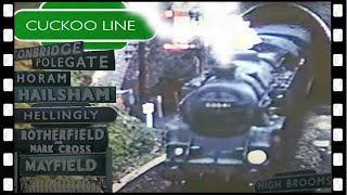 TonbridgePolegate CUCKOO LINE steam train ride 1962 [upl. by Lareena213]