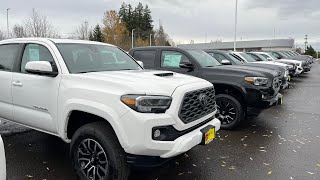 2023 Toyota Tacomas not selling all models under MSRP just sitting on lots [upl. by Hillyer]