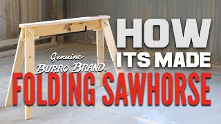 How Its Made  The Original Folding Sawhorse [upl. by Anavas]