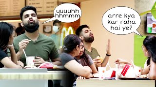 MOANING WHILE EATING PRANK  SAHIL VIRWANI PRANKS [upl. by Bertilla636]