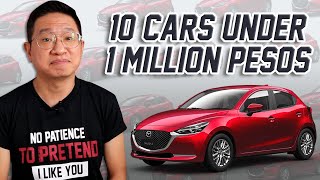 Top 10 new car priced under 1M in the Philippines  Philkotse Top List [upl. by Hametaf384]